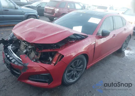 2021 Acura Tlx A-Spec Package z USA, uszkodzony, nr VIN 19UUB6F59MA000730